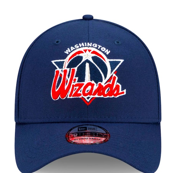 New Era Navy Blue Washington Wizards 2021 NBA Tip-Off 39THIRTY Flex Hat - Picture 2 of 5